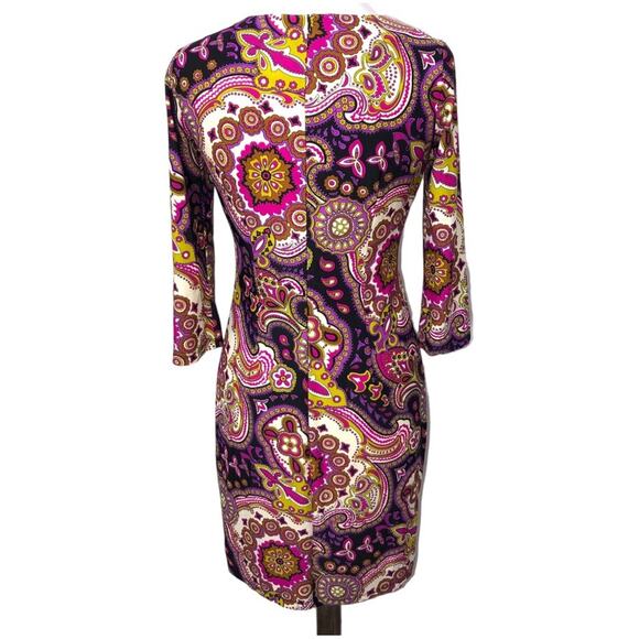 Jude Connally Haley Paisley Shift Dress Small EUC - Picture 2 of 6